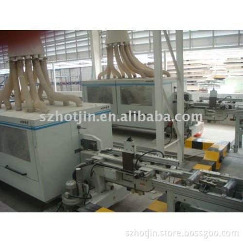 Automatic flooring line